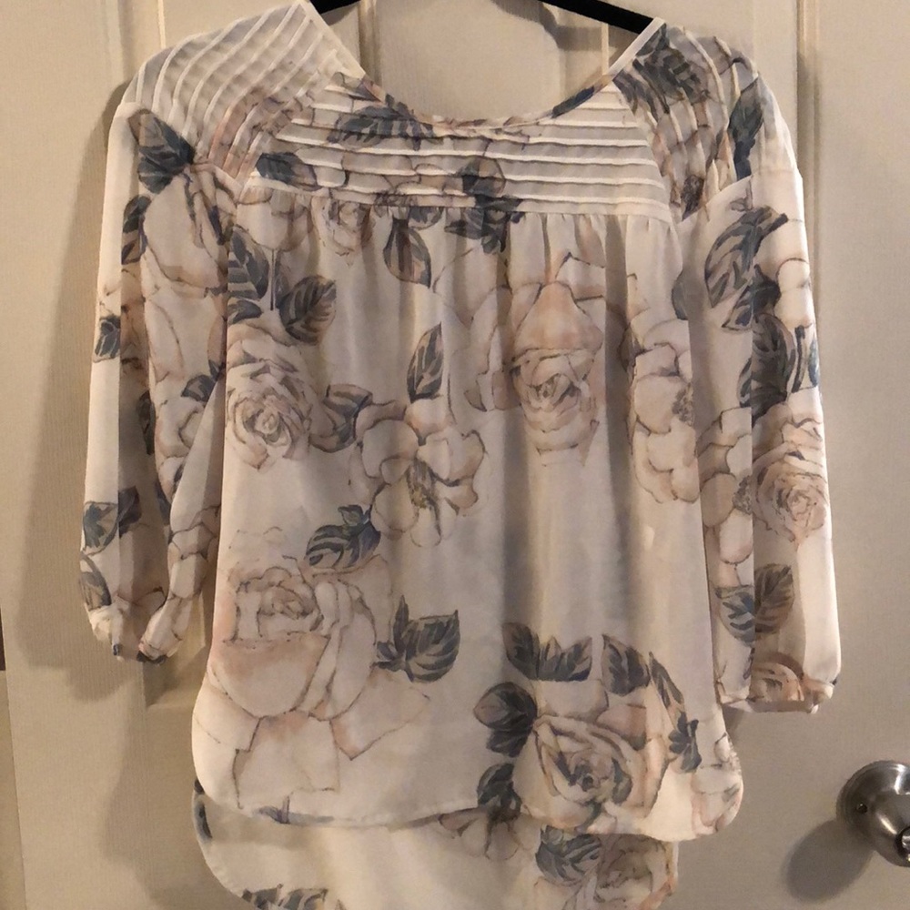 Lauren Conrad Floral Blouse